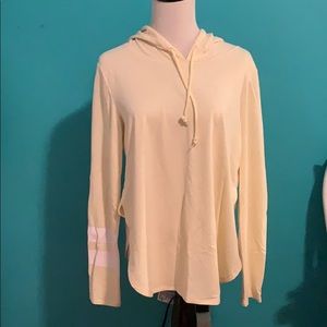 PINK hooded long sleeve top